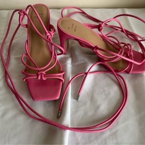 Pink Strappy Heels